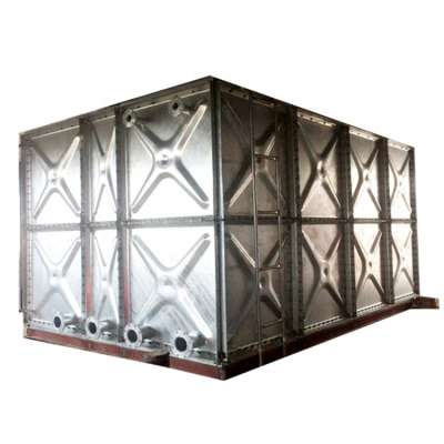 Pressed Steel Sectional Water Tank / Hot Dipped Galvanized Pressed Steel Water Tank